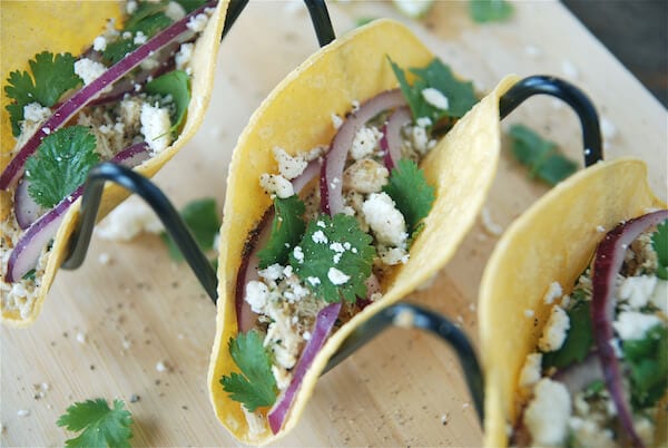 Salsa Verde Chicken Tacos in the Crockpot