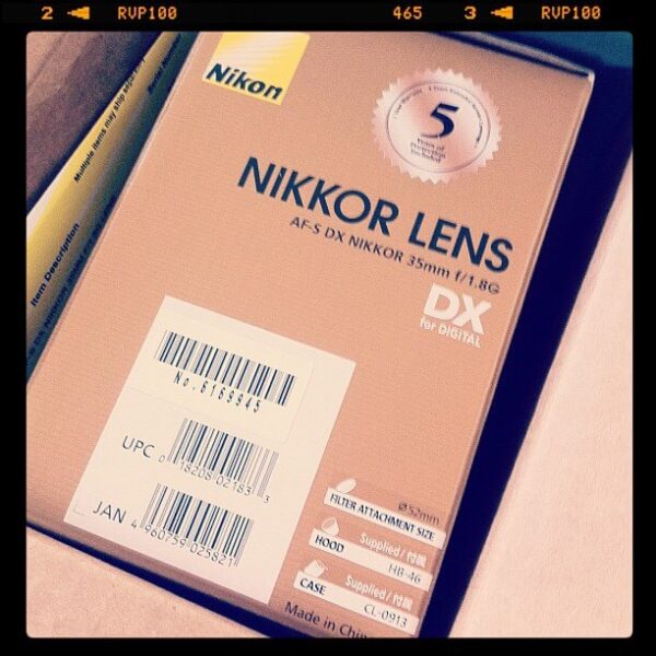 NIkon Lens Box