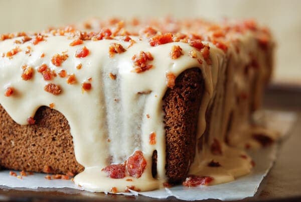 Espresso Poundcake with Maple Bacon Icing 1 sm