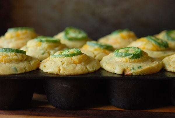 Jalapeno Sweet Corn Muffins | The Novice Chef Blog