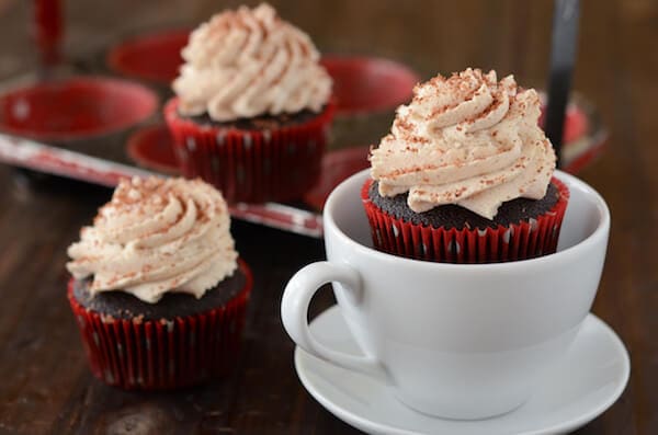 Mexican Hot Chocolate Cupcakes via www.thenovicechefblog.com