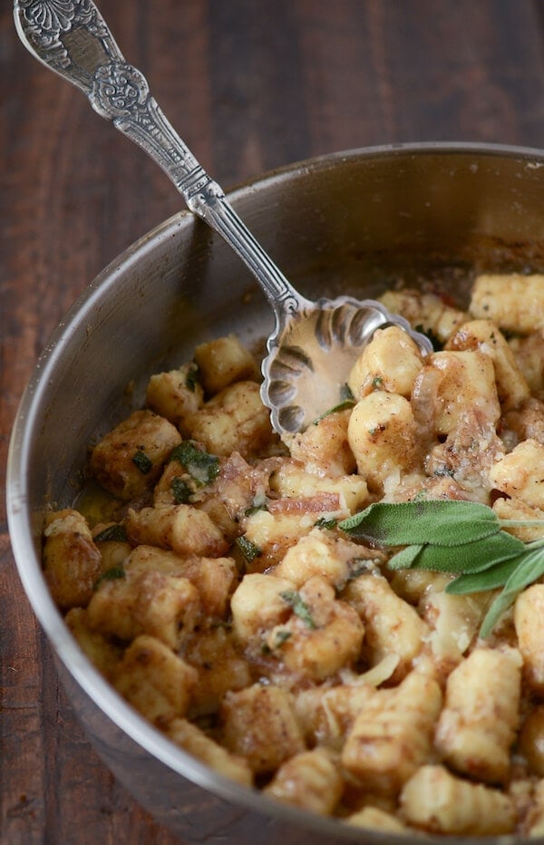 Lazy Girls Gnocchi in a Brown Butter Sage Sauce from www.thneovicechefblog.com