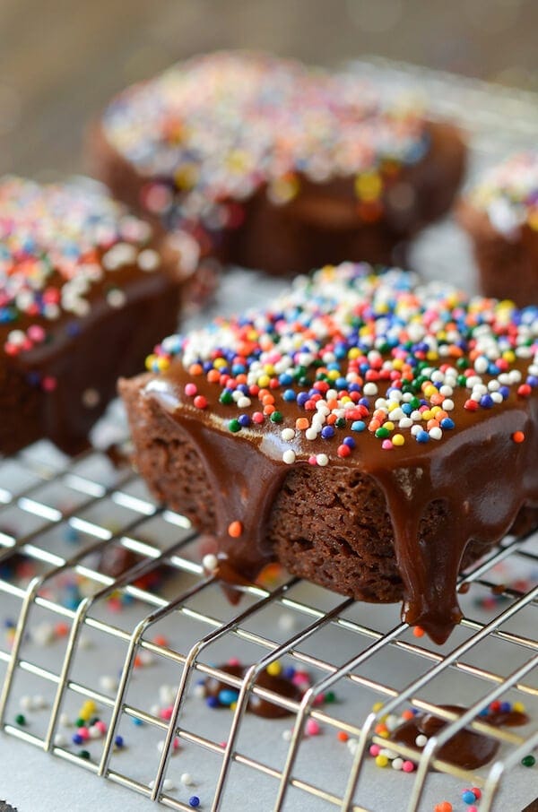 Triple Chocolate Glazed Brownies from www.thenovicechefblog.com